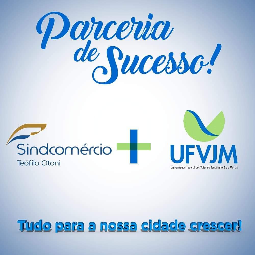 Parceria Sindcomércio + UFVJM