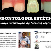 Prof. Dr. Rafael Guerra Lund (UFPel) ministra palestra intitulada “Odontologia estética: da mínima intervenção às técnicas restauradoras”
